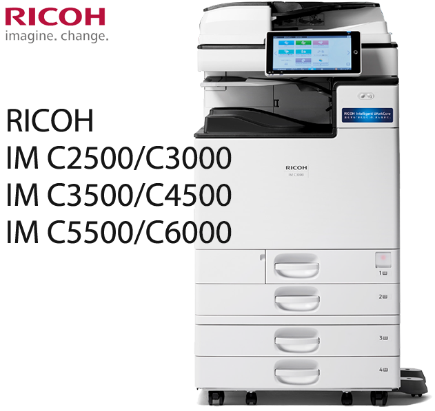 RICOH リコーカラー複合機 IMCシリーズ IM C2500/C3000、IM C3500/C4500、IM C5500/C6000